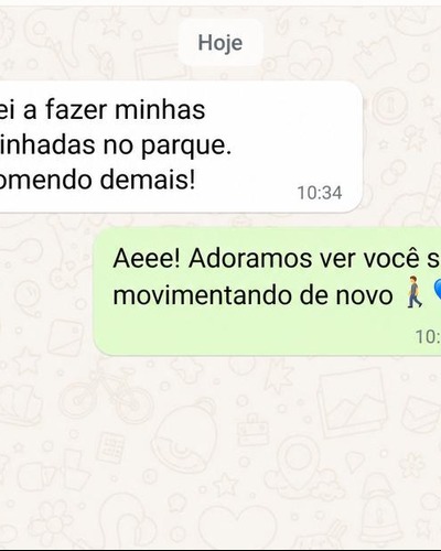 Avaliação de cliente no WhatsApp